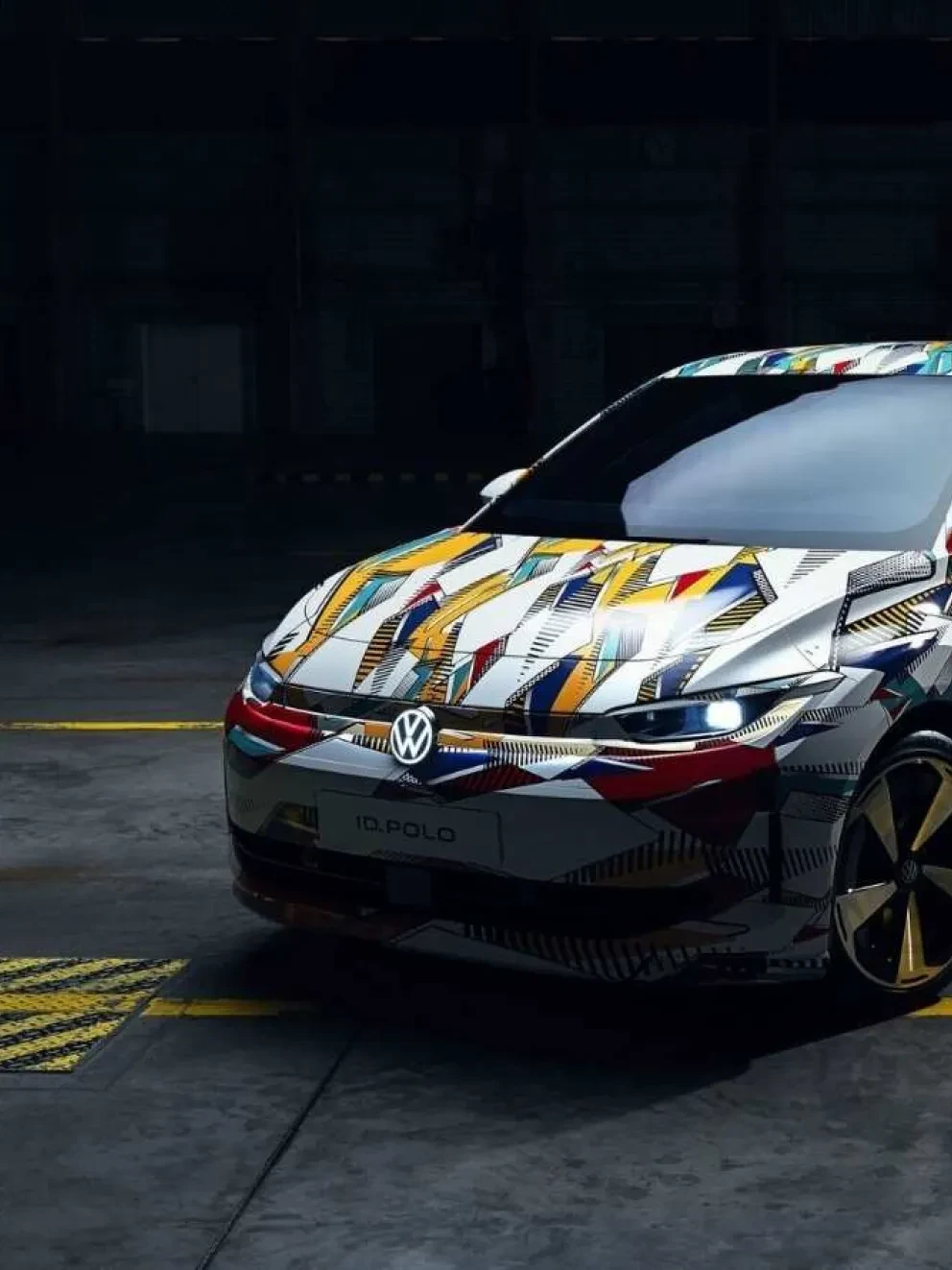 Concept van de nieuwe Volkswagen ID. Polo