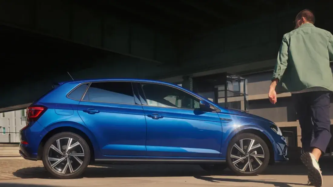 Blauwe Volkswagen Polo | Autobedrijf Thur